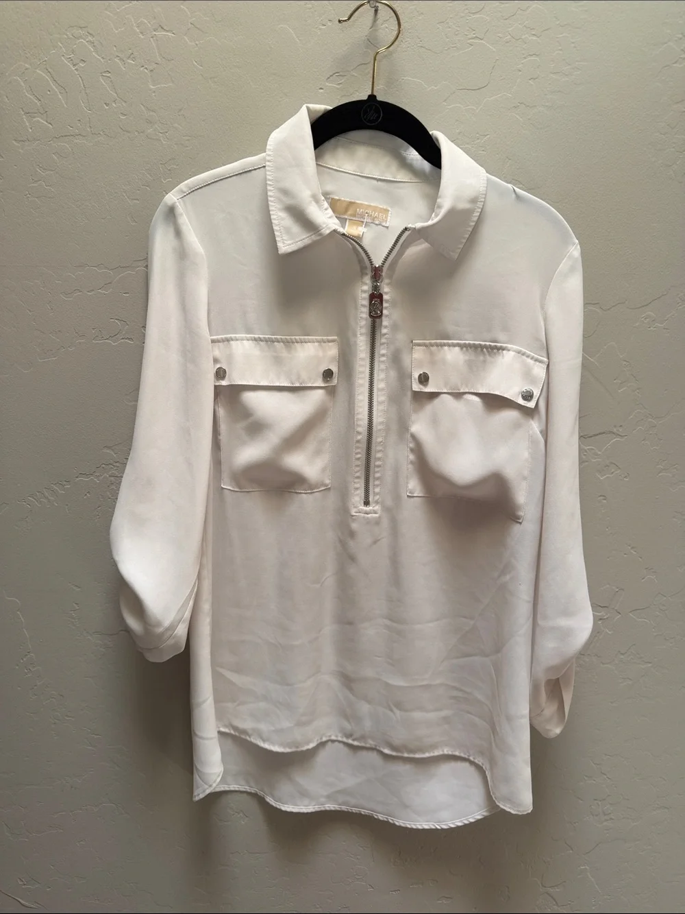 Michael Kors Zip Front Shirt